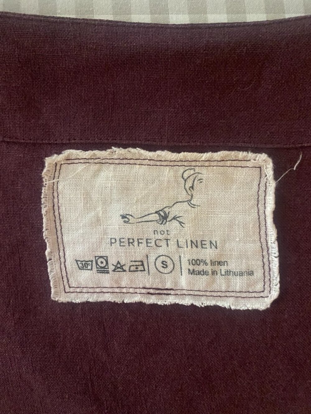notPERFECTLINEN (NPL) purple linen jacket - Picture 6 of 6